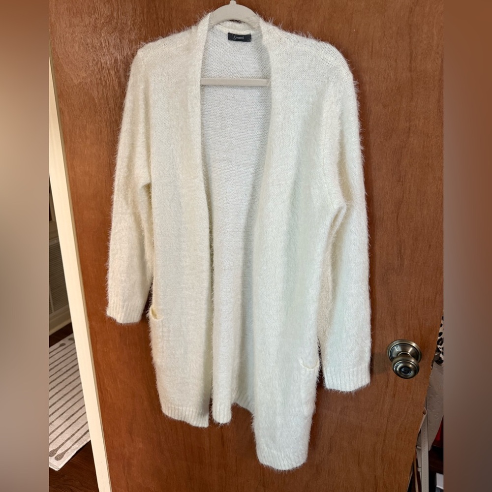 &Merci fuzzy cardigan